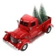 thumbnail image 1 of Camión navideño de escritorio GOOHOCHY, modelo de coche de metal navideño, adorno de mesa, camión rojo navideño, 1 of 7