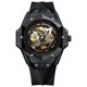 thumbnail image 1 of Reloj Mecánico Automático Geométrico de Esqueleto para Hombre, Luminoso, Reloj Deportivo de Pulsera con Correa de Silicona, 1 of 7