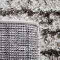 thumbnail image 6 of SAFAVIEH Berber Dayna Abstract Polyester Shag Area Rug, Grey/Dark Grey, 9' x 12', 6 of 8