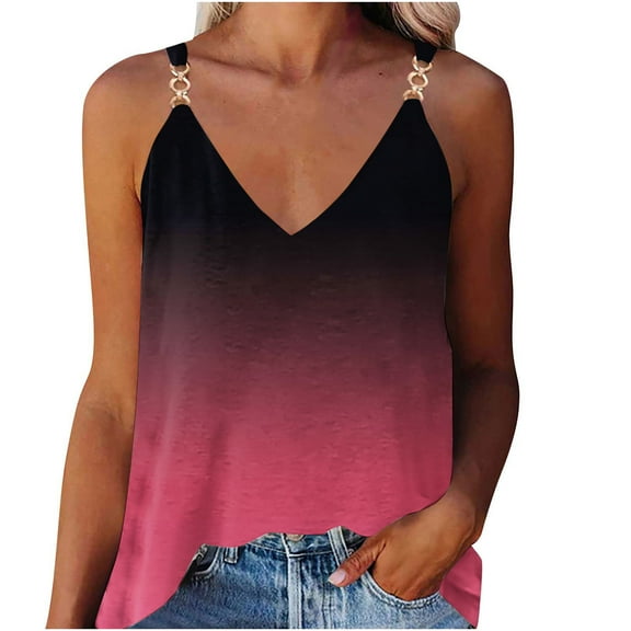 gbyLJF Tanks for Women Casual Summer Going Out Tank Tops V Neck Tank Tops for Women Workout Tank Top Woman