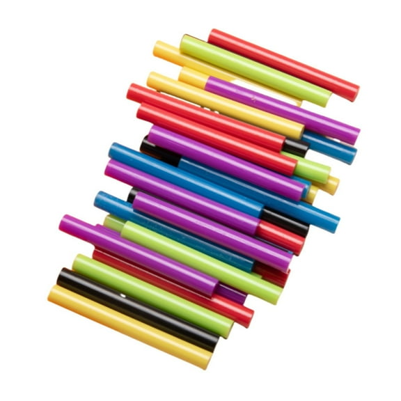 30 Pcs Colored Hot Glue Sticks,Opaque Colored Hot Glue Sticks,Mini Hot Glue Sticks, Perfect Fit for Mini Glue Guns, Widely Used in Wood, Metal, Glass, Plastic, Floral, Fabric, Leather, Foam (Yellow)