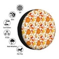 thumbnail image 4 of Naloa Autumn Sweater Warmth PVC Leather Spare Tire Wheel Cover Spare Tire Cover, for Car Truck SUV Camper Trailer Universal Fit(14-17in)-16 inch, 4 of 6