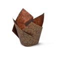 thumbnail image 1 of SimpleGood Brown Gold Leafs Tulip Baking Cups Cupcake Liners Muffin Liners Greaseproof Paper 1000, 1 of 5