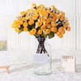thumbnail image 7 of Eoperou Artificial Rose 15 Head Realistic Colorful Fake Flower Wedding Home Office Table Centerpiece Faux Floral Branch Flower Arrangement Decoration, 7 of 7