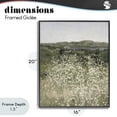 thumbnail image 4 of Stupell Industries French Country Sunlit Meadow of White Daisies Black Framed Giclee Art, 16 x 20, by Amber Sterling, 4 of 8