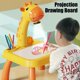 thumbnail image 2 of Children Drawing Table LED Projector Board Giraffe Hand Writing Painting Desk Kids Educational Learning Toys Boys Girls Gift Gong Bohan LED, 2 of 2