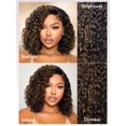 thumbnail image 4 of Peluca LUVME HAIR Curly Bob de cabello humano de 10 pulgadas con mechas rubias, 4 of 6