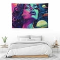 thumbnail image 4 of COMIO &nbsp;Hippie Tapestry,outer space planet psychedelic aesthetics Pink cool girl Tapestries, Dorm Decor, Psychedelic Tapestry Wall Hanging&nbsp;Decorative Poster, 4 of 7