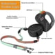 thumbnail image 3 of Double Leash Dog Leash, Retractable Dog Leash Double Leash For Two Dogs Dog Leash 2 Dogs Double Leash,black--, 3 of 4