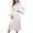 White, variant on Lixiuxyad Lightweight Kimono Robe Open Front Long Sleeve Loungewear Soft Pattern Housecoat For Home Relaxation,White