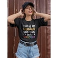 thumbnail image 2 of I'm Really A Unicorn T-Shirt Women -Smartprints Designs, Female 3X-Large, 2 of 4