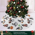 thumbnail image 6 of GZHJMY Halloween Christmas Tree Skirt Halloween Tree Skirt for Holiday Party Home Christmas Day Ornaments 48", 6 of 6