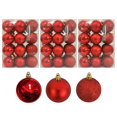 thumbnail image 1 of Adorno Navidad KingsHouse 72pz Decoracion Esferas 6cm Rojo, 1 of 6