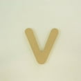 thumbnail image 3 of Package of 1, 14 Inch X 1/2" Thickness MDF Letter v in The Gotham Rounded Font, Thick, Lower Case for Art & Craft Project, Made in USA, 3 of 4