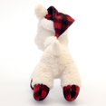 thumbnail image 4 of Holiday Time Squeaky Stuffed Dog Toy - Llama, 4 of 4