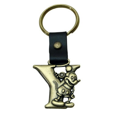 Mickey Mouse Letter S Brass Key Chain - Walmart.com