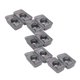 thumbnail image 1 of Insertos CNC, 10 piezas Insertos de torno Insertos de carburo Insertos de torneado de torno Calidad superior VoborMX herramienta, 1 of 8