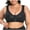 Black, variant on Samickarr Wireless Support Bras For Women Full Coverage And Lift Plus Size Bras Front Cross Side Lace Sports Bra Full Cup Bra Post-Surgery Bra Wirefree Bralette Minimizer Bra For Everyday Comfort