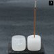 thumbnail image 1 of Soporte de incienso cuadrado de piedra de ágata de cristal natural, base de incienso, inserto de incienso de piedra de cristal, pequeños adornos, 1 of 6