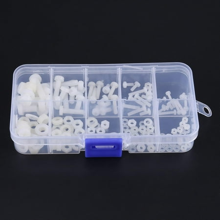 

CHICIRIS Screw 150pcs M2 M2.5 M3 M4 M5 Screws Bolts Nuts Washers Assortment Kit in Box Bolt