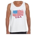thumbnail image 1 of Awkward Styles Men's Distressed USA Flag Graphic Tank Tops USA Independence Day 4th Of July, 1 of 4