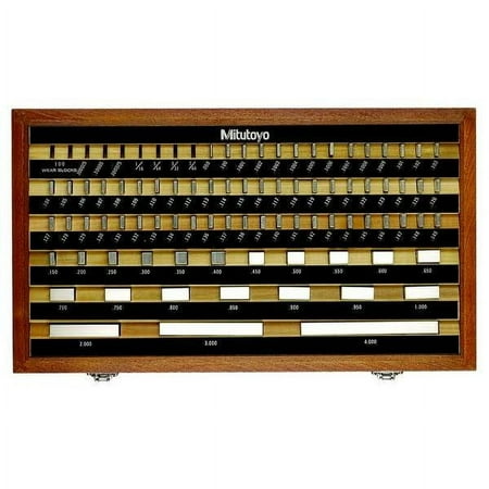 Mitutoyo Gage Block Set,ASME 0,0.050-4,81Pc 516-902-26
