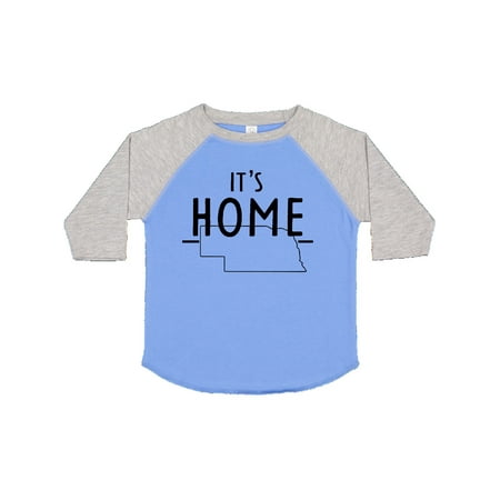 

Inktastic It s Home- State of Nebraska Outline Gift Toddler Boy or Toddler Girl T-Shirt