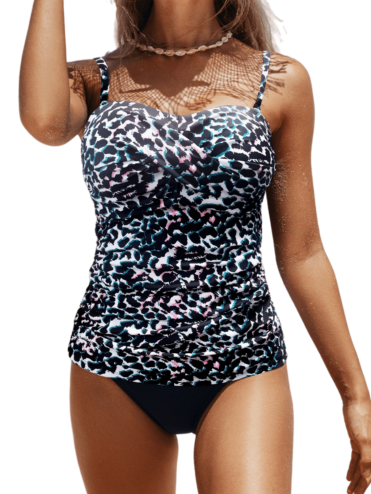 BIKINX Tankini Swimsuits for Women Plus Size Swimwear Tummy Control Two