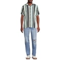 thumbnail image 3 of No Boundaries Men's and Big Men's Printed Shirt with Short Sleeves, 3 of 5