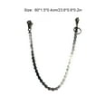 thumbnail image 4 of Minnieouse Cadenas de pantalones punk. Moda llavero estilo callejero pantalones de cintura doble cadena Jeans cinturón accesorios hombres mujeres Accesorios de disfraces, 4 of 6