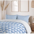 thumbnail image 6 of Ambesonne Agriculture Duvet Cover Set, Repeated Garlic Image, 2-Calking, Pale Sky Blue and White, 6 of 7