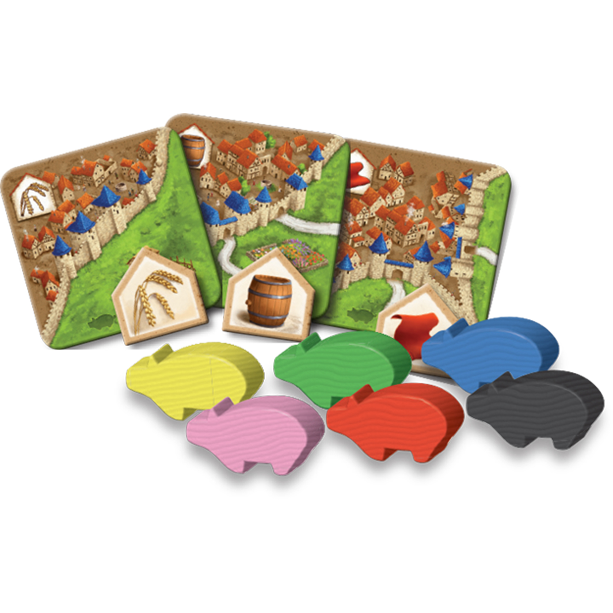 Carcassonne Expansion 2: Traders & Builders Board Game for Ages 7 and Up, from Asmodee - image 5 of 7