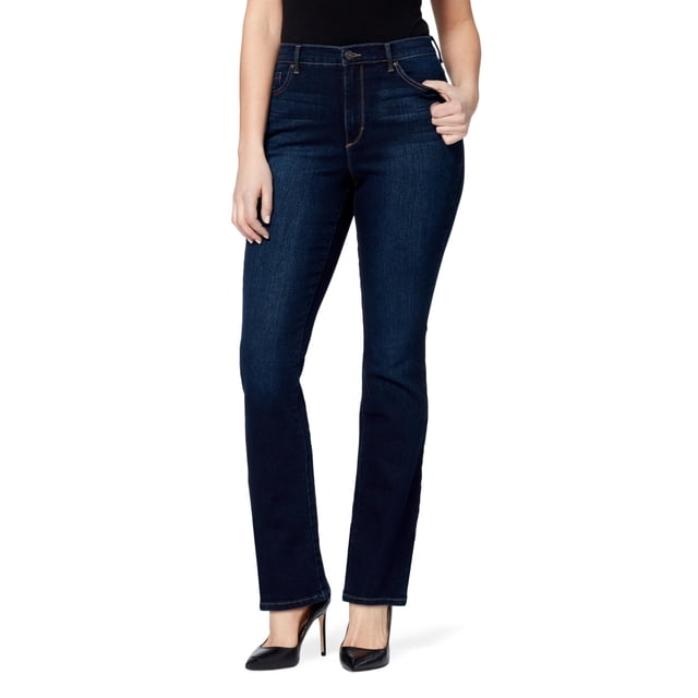 Pantalones Gloria Vanderbilt Amanda Jean de Corte Bota de Tiro Alto