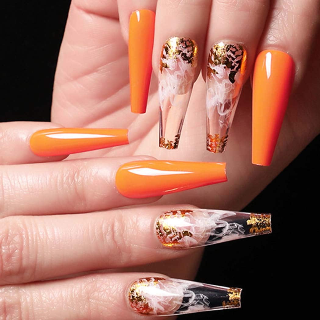 Glossy Pattern Fake Nails Coffin Extra Long Press On Nails With Degign Ballerina Acrylic Super Long False Nails 24pcs Walmart Com Glossy Pattern Fake Nails Coffin Extra Long Press On Nails With Degign Ballerina Acrylic Super Long False Nails 24pcs Walmart Com