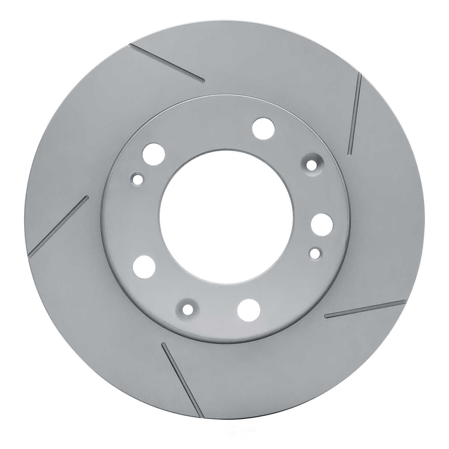 Dynamic Friction Company 910-02008D DFC Hi-carbon Alloy Geomet Coated Rotor - Slotted