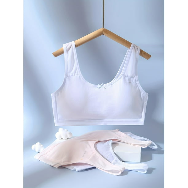 3pcs Contrast Mesh Wireless Bras Breathable & Soft Everyday Bra Women‘s  Lingerie & Underwear