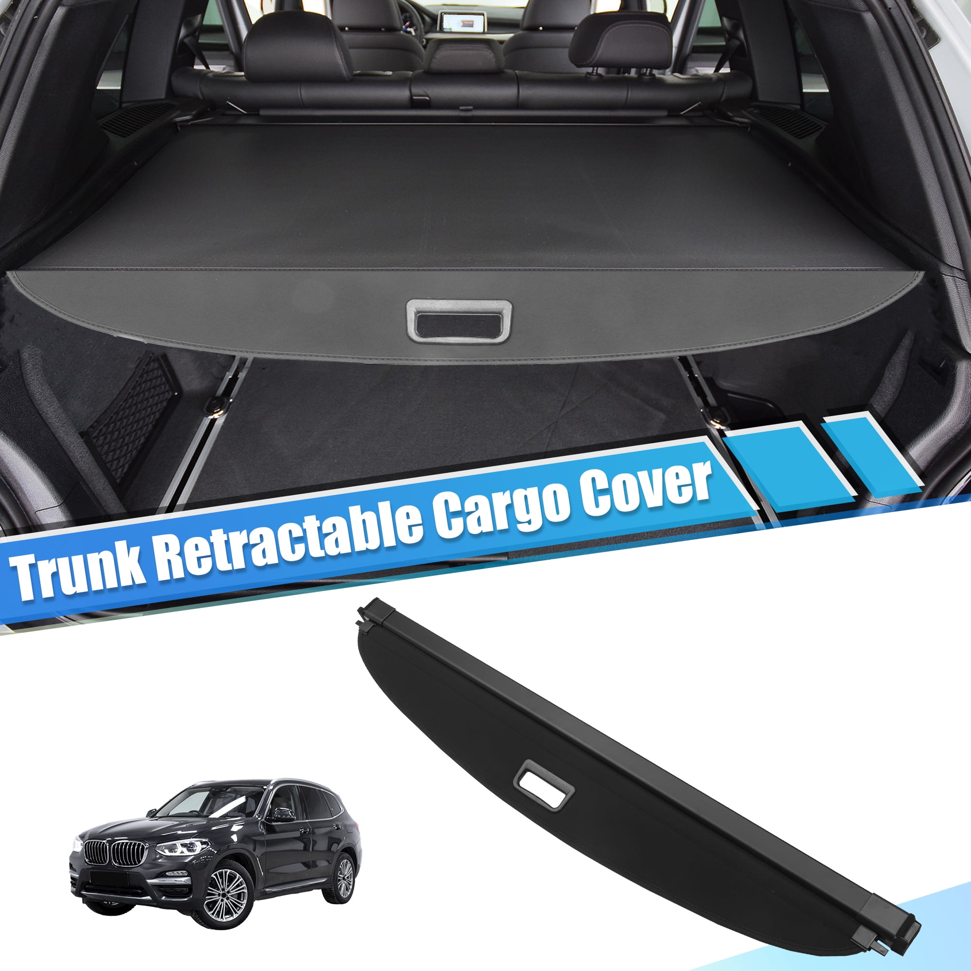 Unique Bargains Retractable Cargo Cover for BMW X3 2018-2023 Privacy Cover - Pack of 1