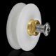 thumbnail image 3 of 8Pcs Shower Room Pulley Bathroom Sliding Glass Door Wheels Nylon Copper Roller Shower Door Rollers Replace With Screws 225mm, 3 of 5