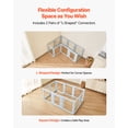 thumbnail image 6 of VEVOR Dog Whelping Box, 76x49x30 in Plastic Dog Whelping Pen for Large Sized Dogs,Waterproof Puppy Playpen with Transparent Windows & Door Lock,Easy to Clean,Durable Indoor Pet Dogs Cats Birth Kit, 6 of 9