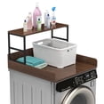 thumbnail image 4 of Dapmiu Laundry Countertop for Washer and Dryer,Universal 27.5"x27" Foldable Utility Top with Anti-Slip Rails & Large Storage Shelf-110 lbs Bearing Waterproof Board,Space Saver for Standard, 4 of 8