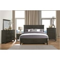 thumbnail image 1 of Arlee Farm-Charcoal Gray Okume Veneer Panel Bedroom Set, 1 of 18