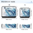 thumbnail image 3 of 2-Pack Seat Belt Covers with Flannel Seatbelt Shoulder Strap Case Adjustable Straps Soft Padding for Car Blue Sea Turtle Pattern Small, 3 of 8