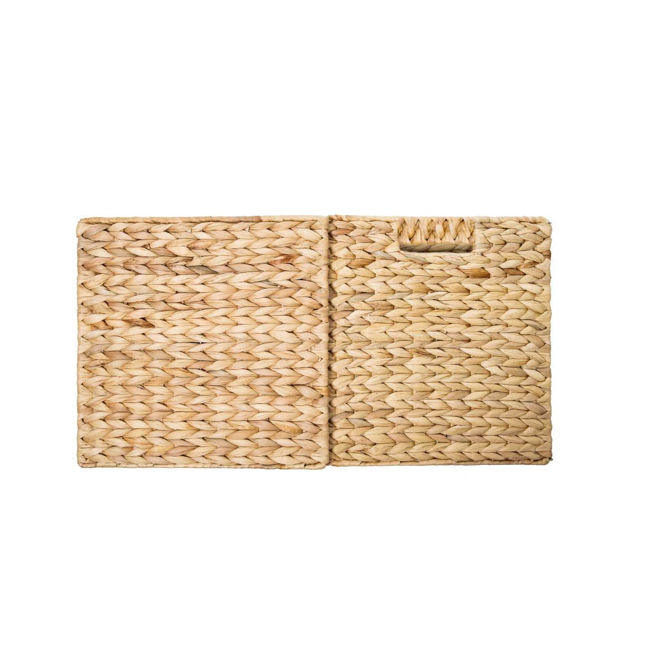 Trademark Innovations  Beige Wicker 12-inch Foldable Storage Basket Quantity 4