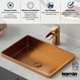 thumbnail image 5 of Karran Usa Kbf440 Kassel 1.2 GPM Single Hole Bathroom Faucet - Copper, 5 of 5