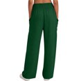 thumbnail image 5 of Womens Baggy Wide Leg Palazzo Pants Summer Casual Boho Smocked High Waist Lounge Trousers Beach Travel Vacation Pants S, 5 of 5