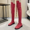 thumbnail image 2 of Fesfesfes Riding Boots For Women Shoes Fall Winter Pointed Thin High Heels Side Zippered Long Boots Over Knee Boots US:7.5(40), 2 of 4