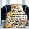 thumbnail image 2 of Yibo Christmas Thanksgiving Mom Gifts Blanket Flannel Soft and Comfortable Anti-static Bed Sofa Blanket, 2 of 6
