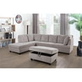 thumbnail image 3 of Harlee 112" Wide Corner Sectional with Ottoman, 3 of 3