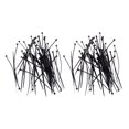 thumbnail image 1 of Cable Ties INDUSTRIAL QUALITY Cable Ties: 100X2.5mm Color: Black Quantity: 100 Pieces, 1 of 9