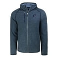 thumbnail image 2 of Men's Cutter & Buck Heather Navy Arizona Cardinals  Americana Mainsail Full-Zip Hooded Jacket, 2 of 3